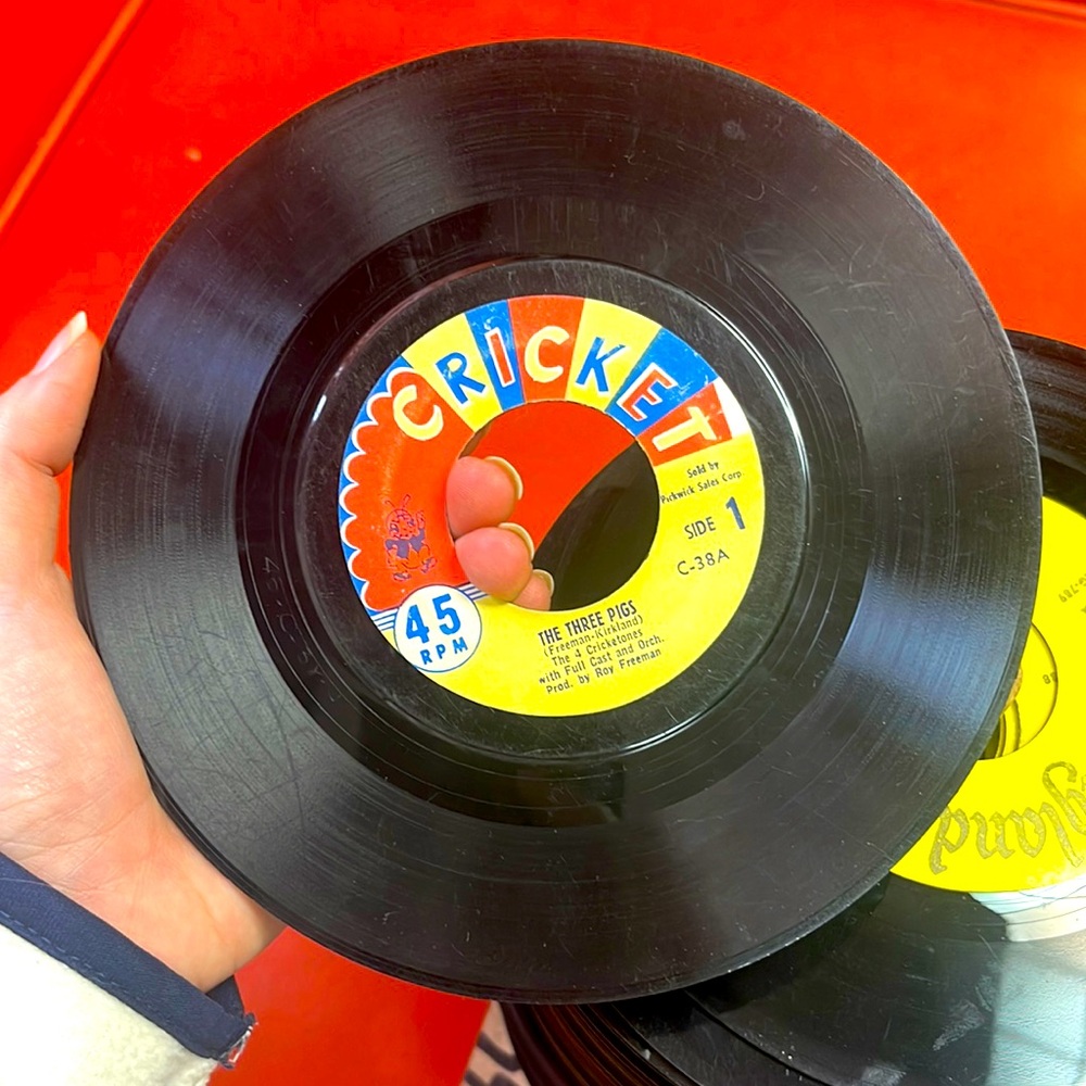 Vintage 45 vinyl record The 4 Cricketones